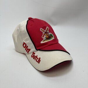 Y2K Old Dutch Hat Cap Strap Back Red Chips Snacks Foods Windmill Racing Style